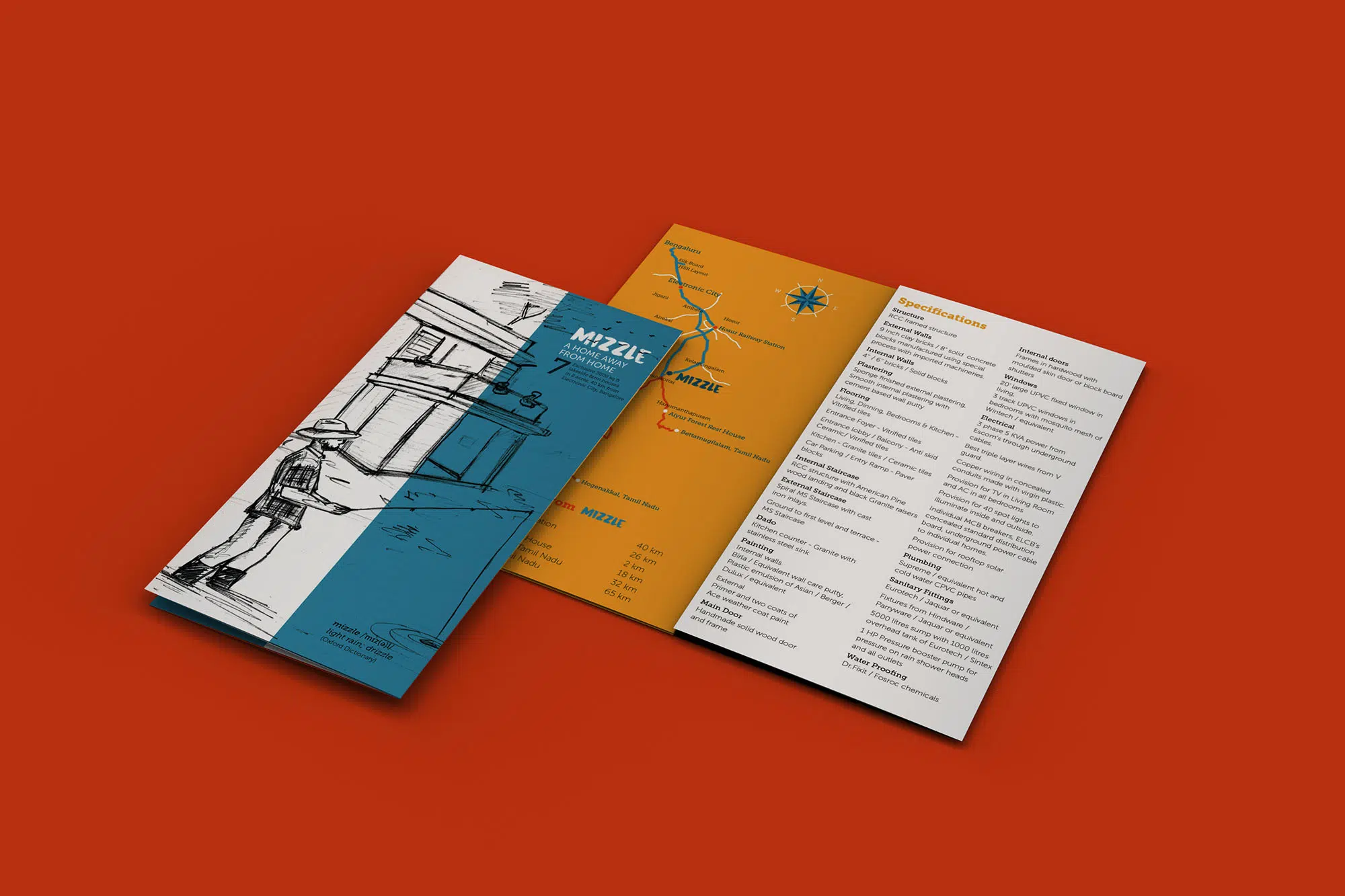 Mizzle Homes Brochure & Flyer Design