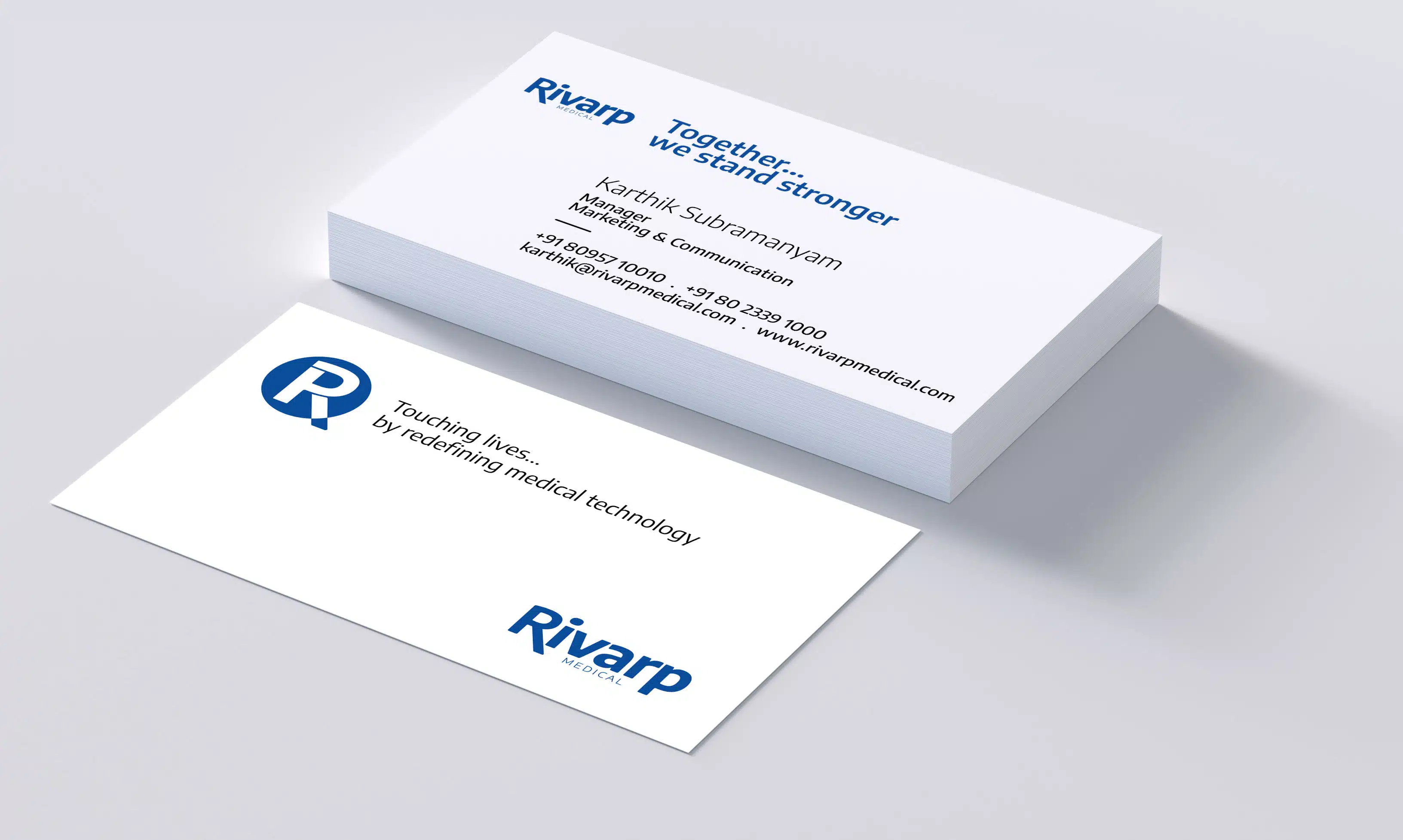 Rivarp Medical Logo Design By Studio Exalt
