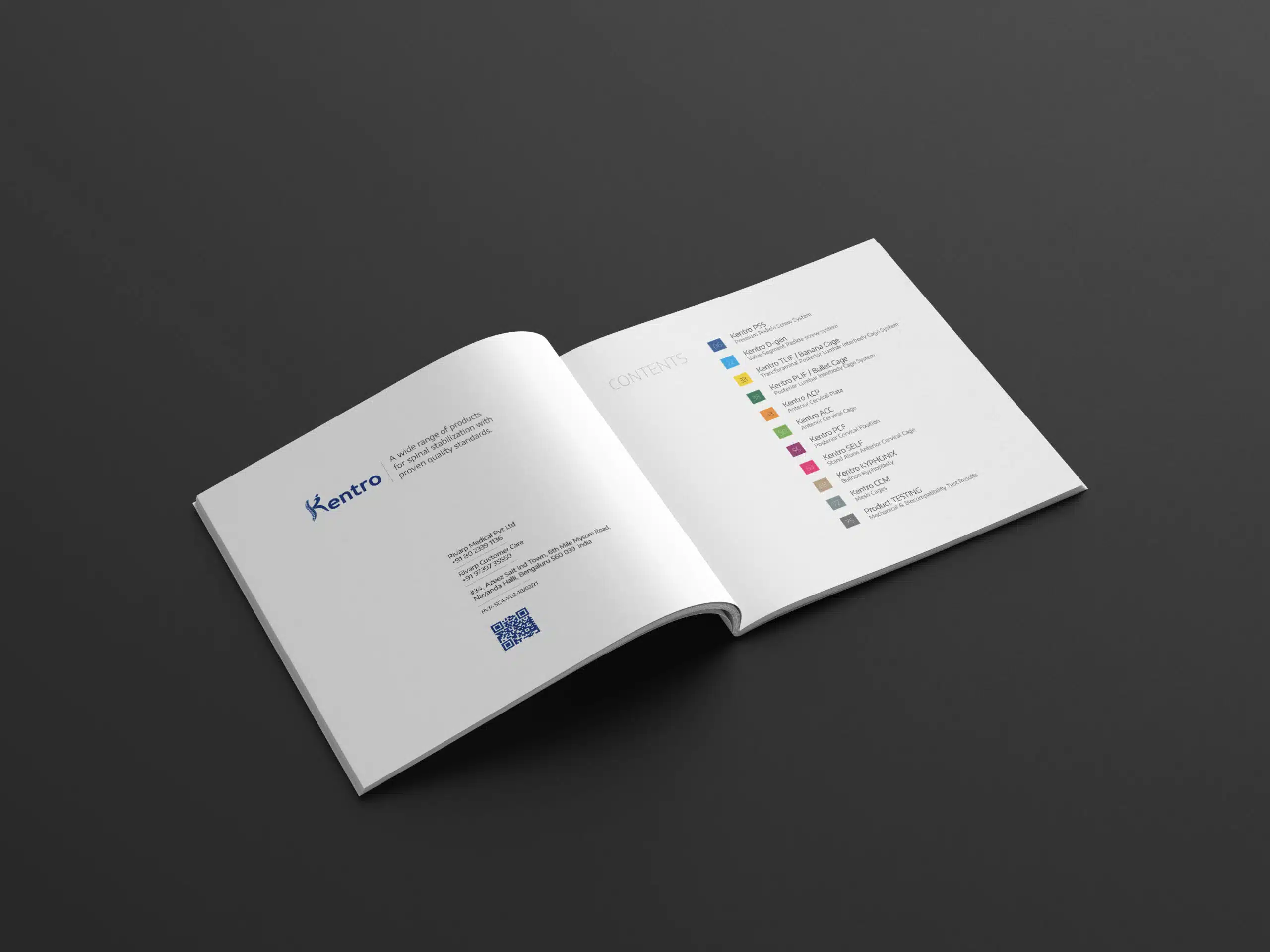 Rivarp Medical Brochure Design By Studio Exalt
