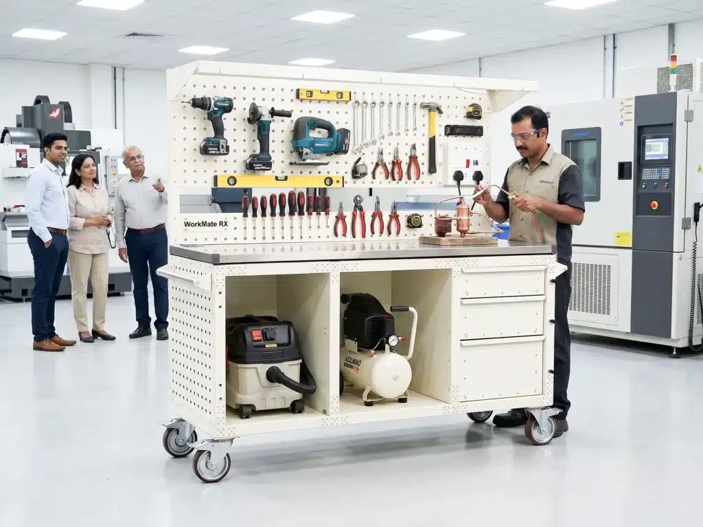 WorkMate Shopfloor Trolley System Design Case Study | Studio Exalt 2 CME-Workmate-in-Factory-StudioExalt